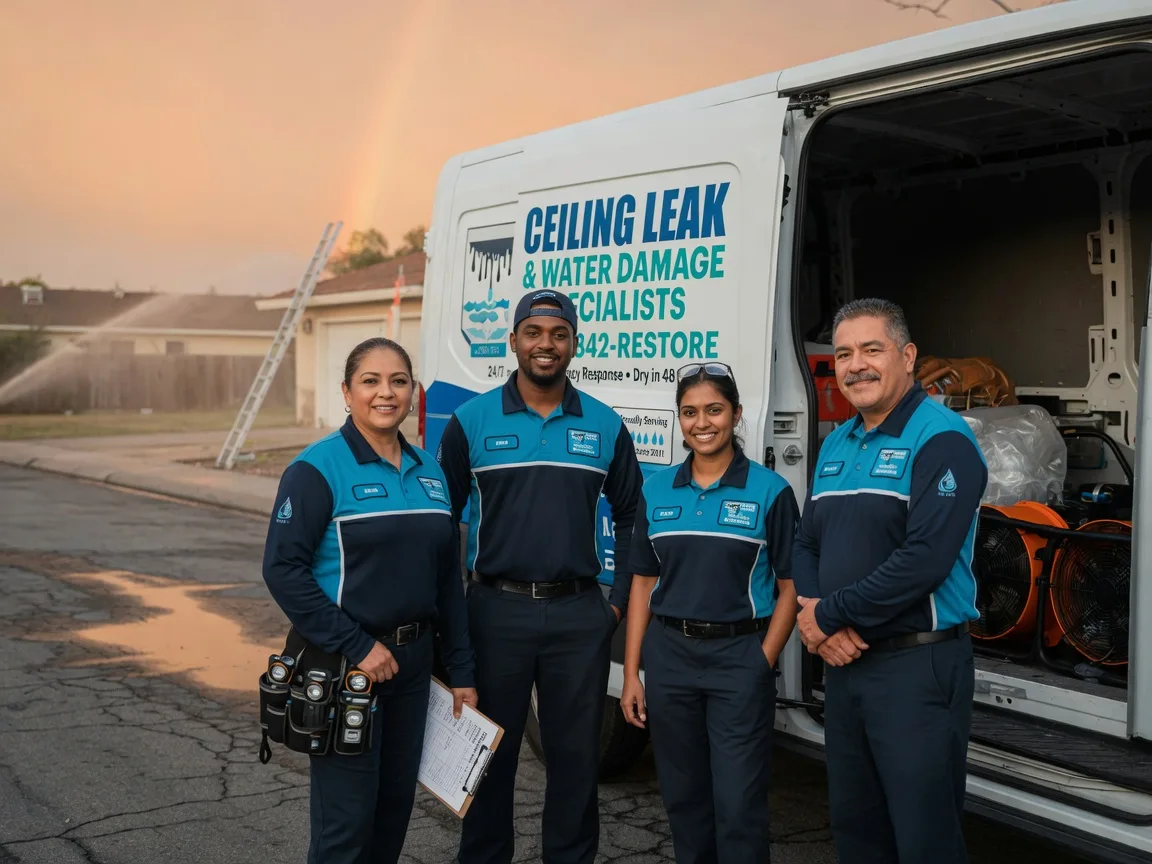 Ceiling Leak Cleanup company in West Mineral, KS